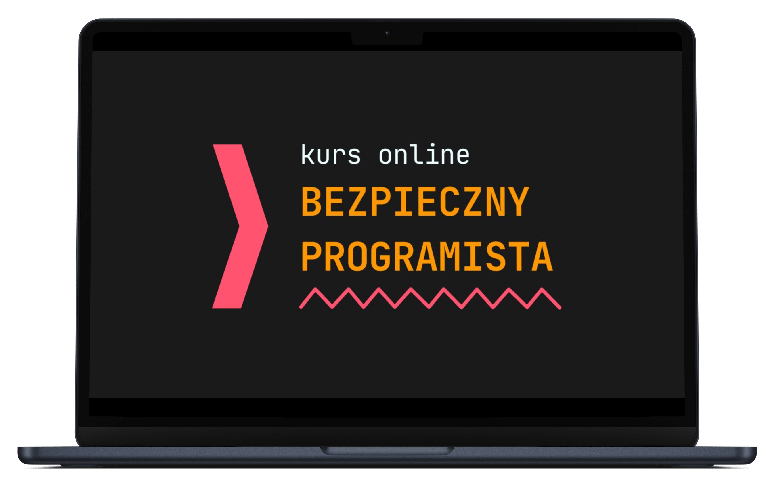 Kurs Bezpieczny Programista na laptopie